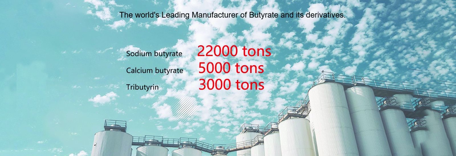 Pó do butirato do sódio